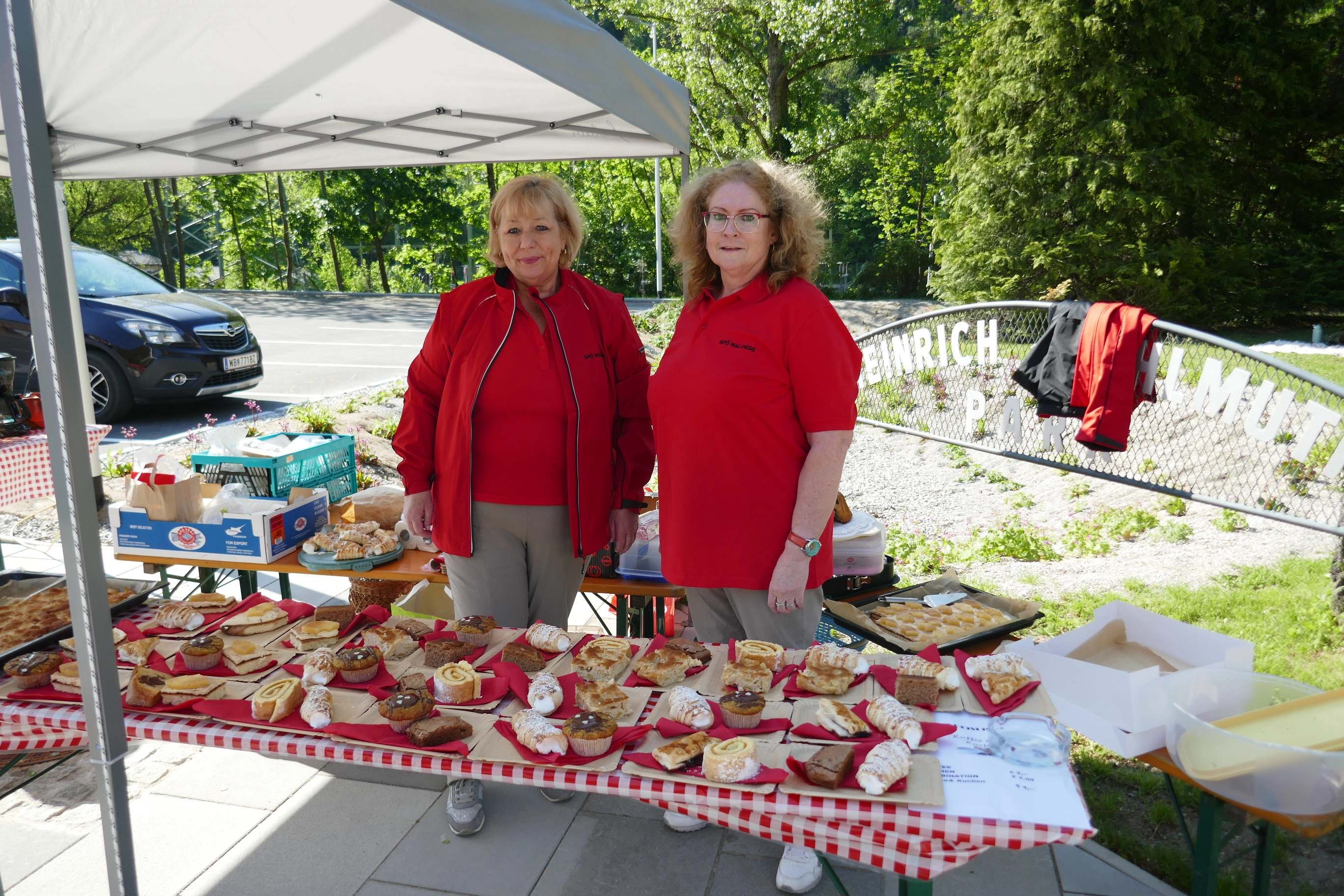 Kaffee- und Kuchenstand