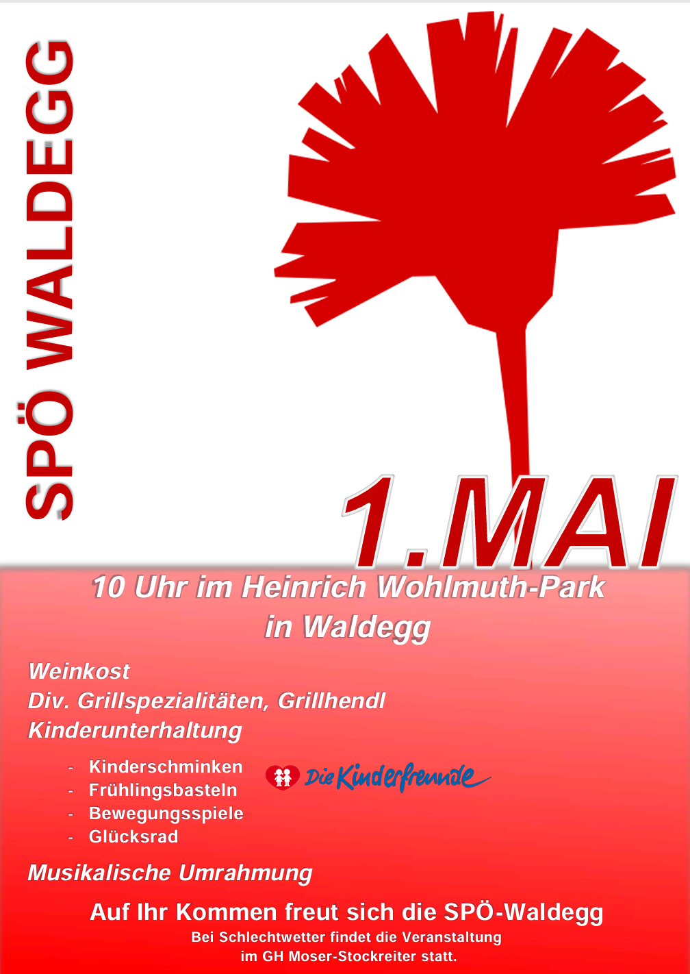 Plakat vom 1. Mai